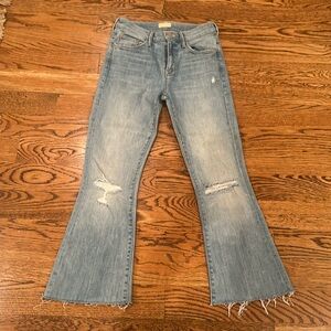 MOTHER Weekender Fray Jeans SZ 25